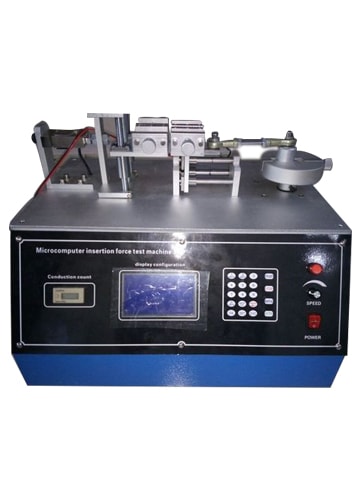 Microcomputer insertion force test machine