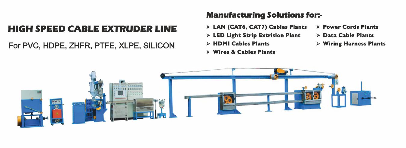 High Speed Wire Extruder line